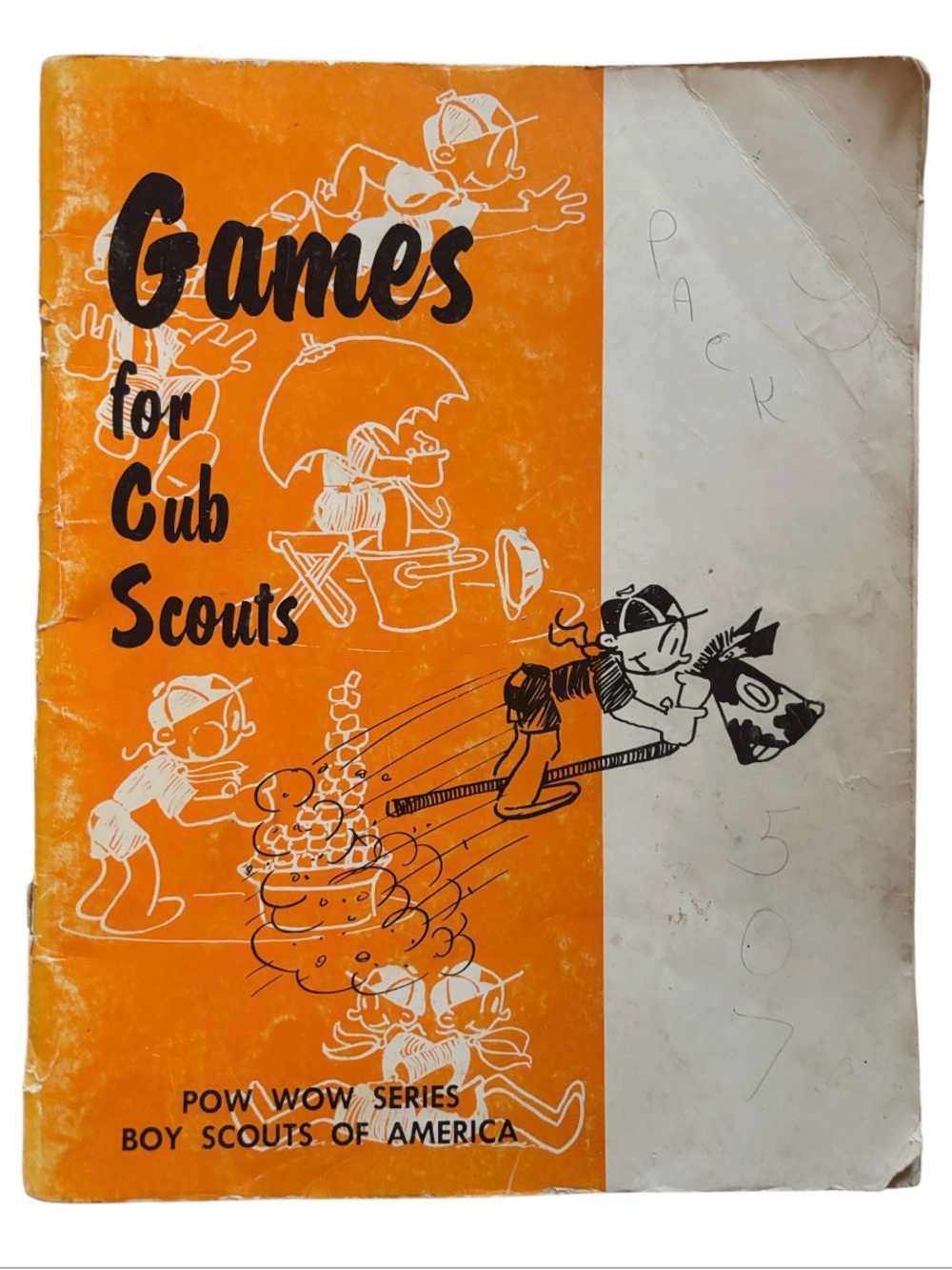 Book | Vintage Games For Cub Scouts Pow Wow Series Boy Scouts America 1963 Copy